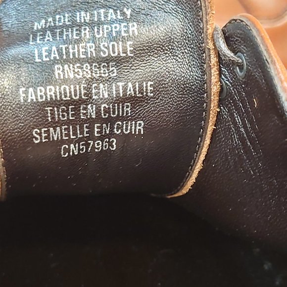 Monte Rosso Cap Toe Leather Oxfords